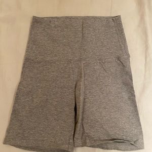 Aritzia TNA biker shorts in grey, size XS women’s.